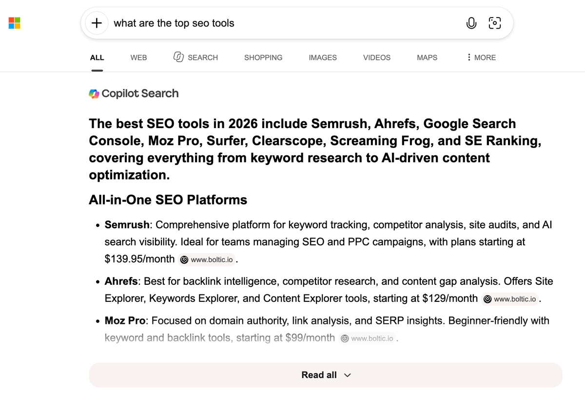 rustybrick's tweet photo. ICYMI: Bing may be renaming Copilot Search answers to AI Overviews https://t.co/gY8RWEjmNr https://t.co/X1KzViykAg