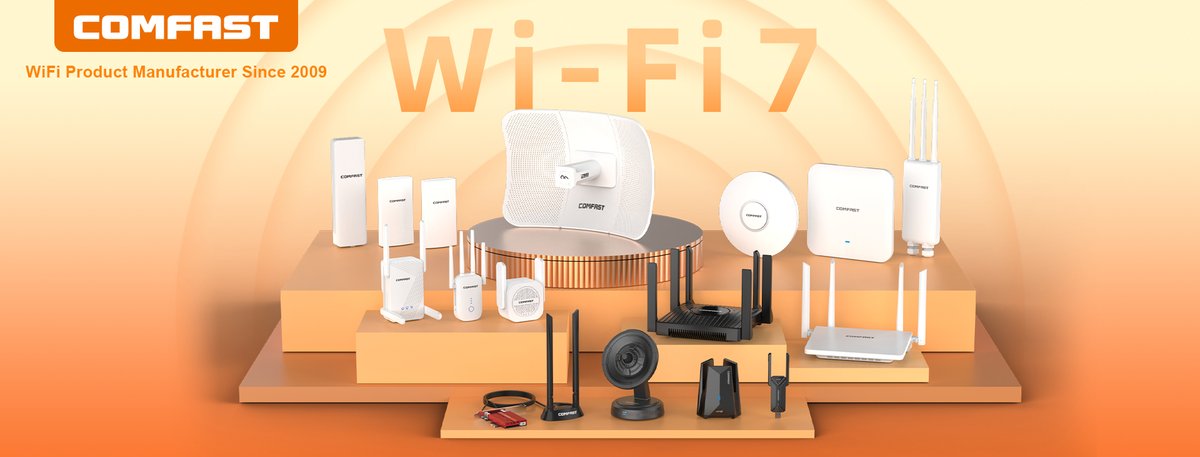 szcomfast's tweet photo. 📡 One manufacturer, multiple wireless product categories.

🏢 COMFAST provides WiFi routers, indoor and outdoor APs, wireless bridges, 4G/5G CPEs, WiFi adapters and PoE switches.

⚙️ OEM/ODM support available.

https://t.co/jGqTC1ouCB

#COMFAST #WirelessNetworking https://t.co/HCV9b1OEbL