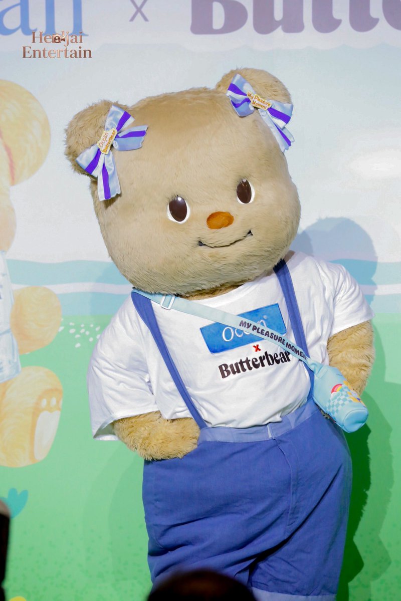 HealJaiEnt's tweet photo. "น้องหมีเนย"  ร่วมงานเปิดตัว "MY PLEASURE MOMENT" Ocean x Butterbear 🧸

#OceanxButterbear
#ButterBear 
#ด้อมน้องเนย 
#MyPleasureMoment #OceanGlass 
#เติมเนยต้องโอเชียน https://t.co/NWa3Su0OI2