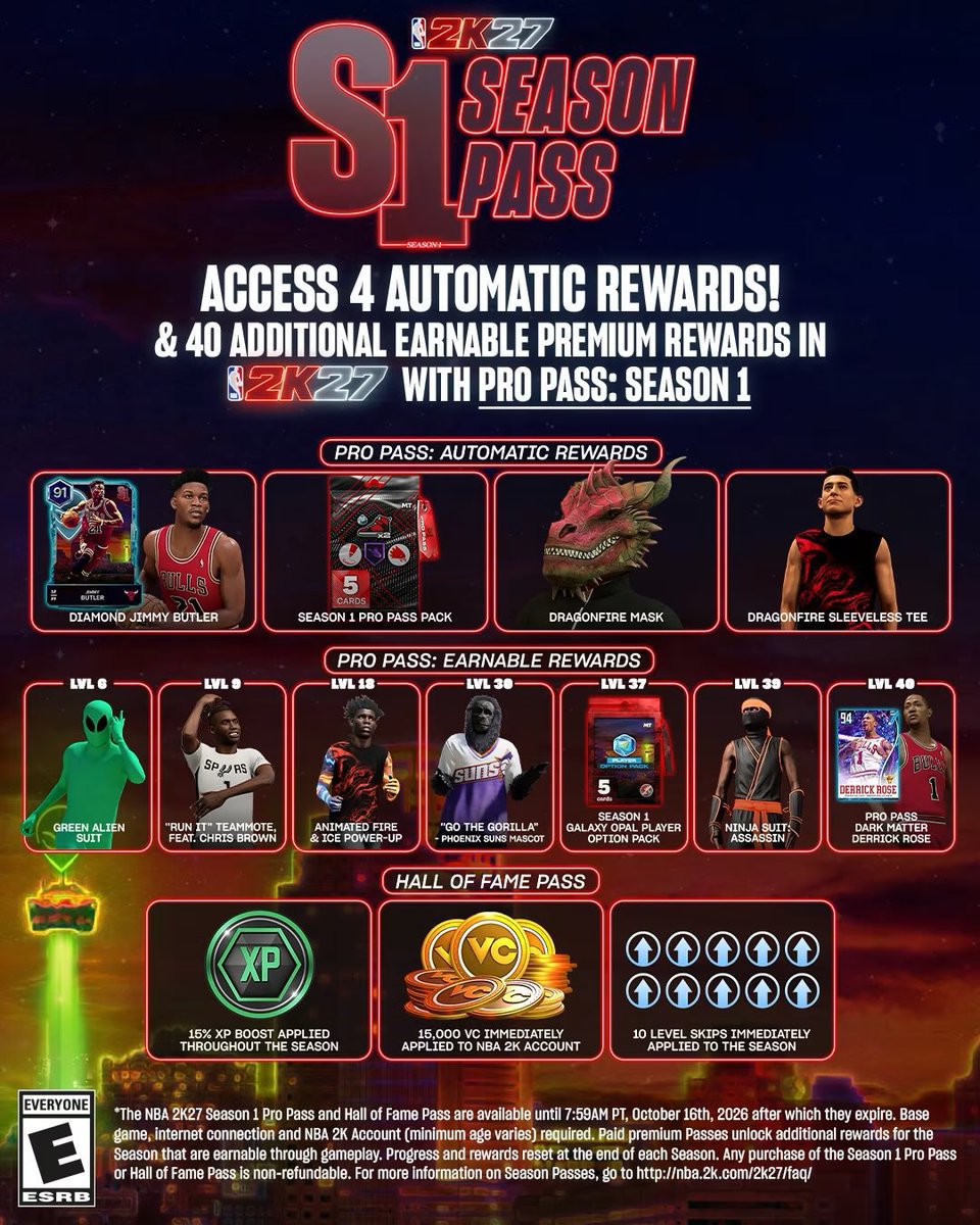 NetsWorldUK's tweet photo. NBA 2K27 Season 1 Pass
#NBA2K27 #SeasonPass #Season1 https://t.co/Zz0n5d4eoa