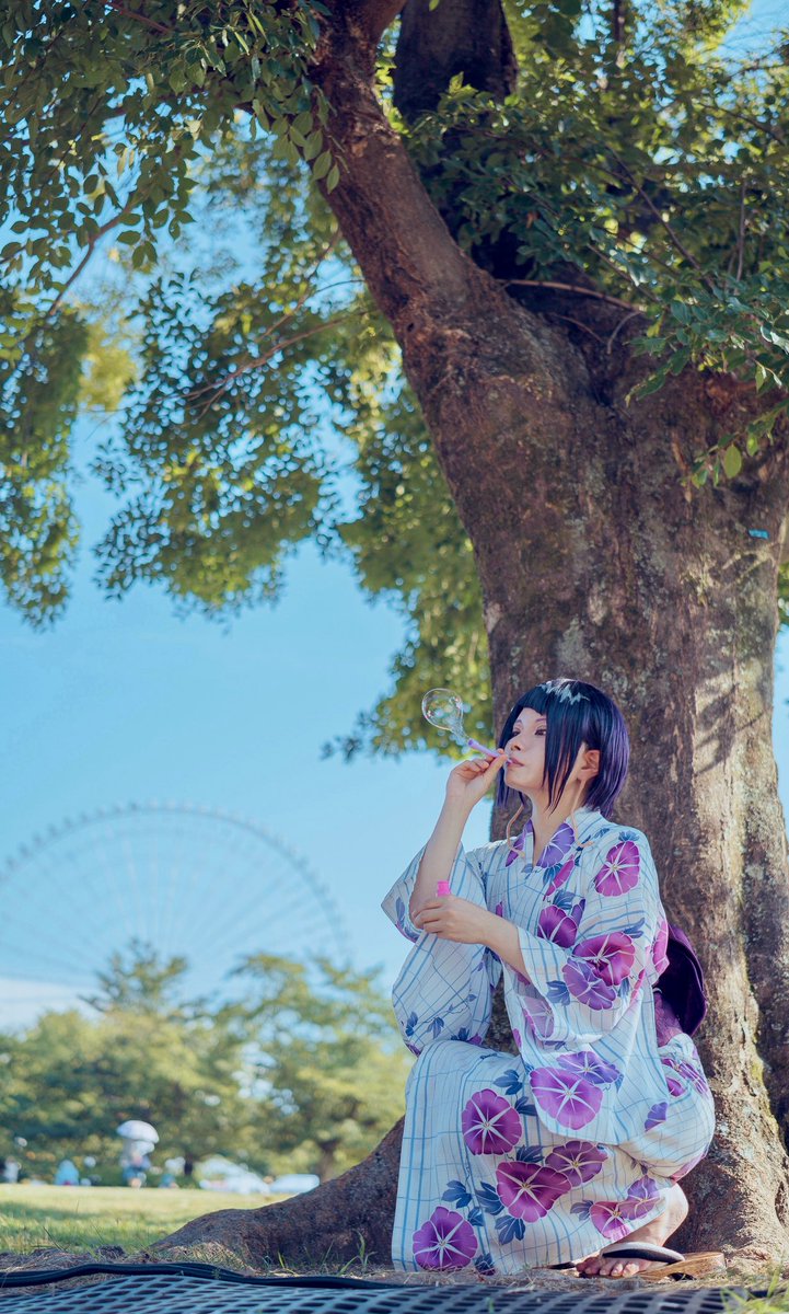 poh2pnoh's tweet photo. Cosplay ／ MHA ／ 耳郎響香
,　　　
　　　　　シャボン玉🫧
,
#アコスタ万博夏まつり https://t.co/Zan9oLQxaU