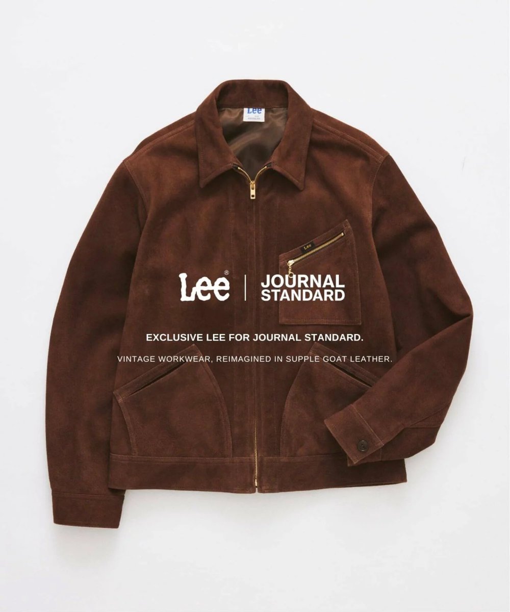 S_HangerLuck's tweet photo. え、ヤバ..Lee x JS別注の新作レザージャケット、雰囲気良すぎるんだが.. https://t.co/SyJUd4Gk9U