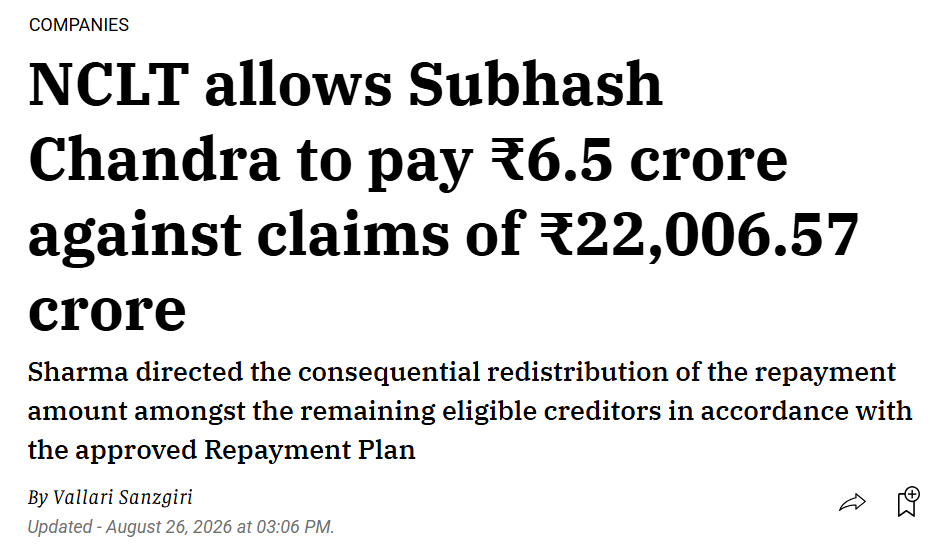 sandeep_PT's tweet photo. Full faith restored in Rule of Law, yet again.
#FreeMarket #NewIndia