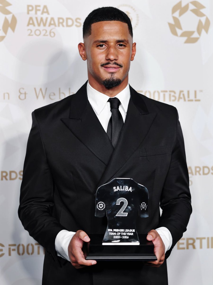 vsrsus's tweet photo. William Saliba. PFA Team of the Year. Yet again. https://t.co/glxTeL9vnz