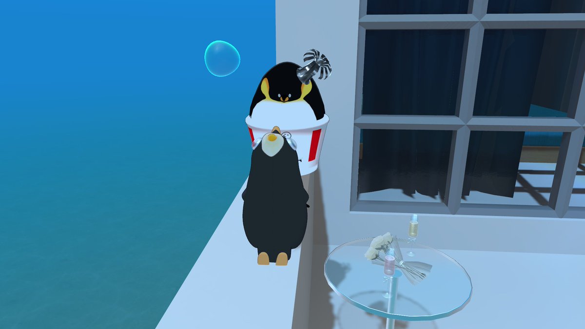 wazinn2vrc's tweet photo. 人類ペンギン🐧計画
#VRChat日記 https://t.co/yBwPLrGhsZ