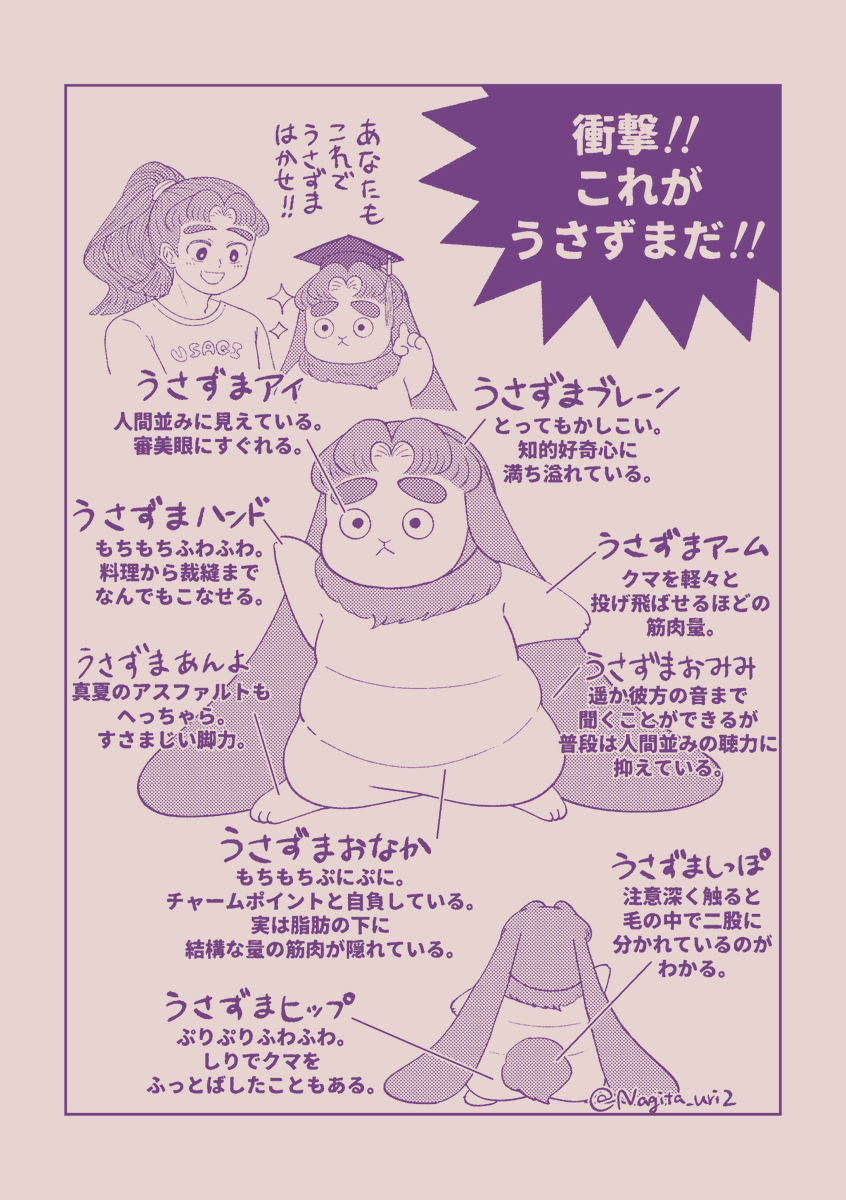 Nagita_uri2's tweet photo. 衝撃！これがうさずまだ！ https://t.co/1DQkFEuF6s