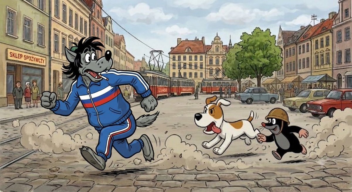 robert_integral's tweet photo. A poszli won!
#stopRussia #polCze #reksio #krecik https://t.co/dr9dB5JV9X