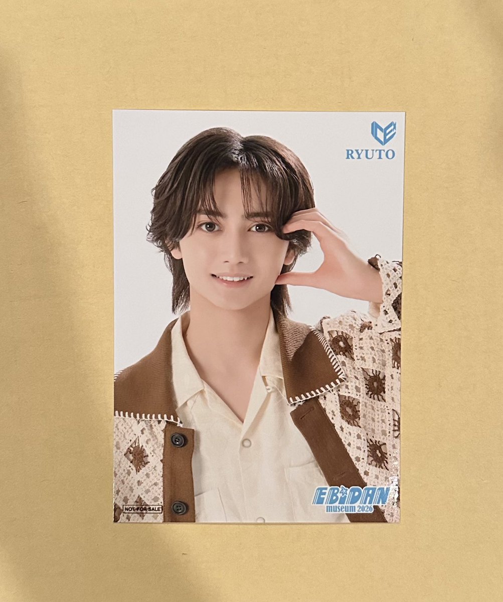 08little_'s tweet photo. EBiDAN museum 2026 エビミュ 入場特典 交換

譲：山本龍人

求：タクヤ、山中柔太朗、塩﨑太智(グループ別)

bio欄記載日にて手渡し > 郵送
お気軽にお声掛けください🙇🏻‍♂️ https://t.co/E6gbNuui8d
