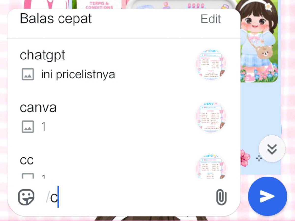 aescayksz's tweet photo. kak ada fitur ini lohhh biar bisa cepat balas cust, bisa pakai foto pl nya jg https://t.co/SnuKP3PGVM