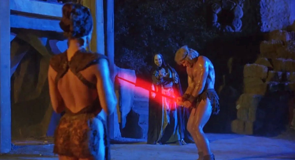 EugWSerra's tweet photo. On September 2, 1983, Deathstalker was released!
Fun Fact: Richard Brooker - Jason Voorhees from Friday the 13th Part 3 - performs in the film (without a hockey mask) as Oghris.
#Deathstalker #RickHill #BarbiBenton #LanaClarkson #RichardBrooker #VictorBo https://t.co/0iJcnfhLhR