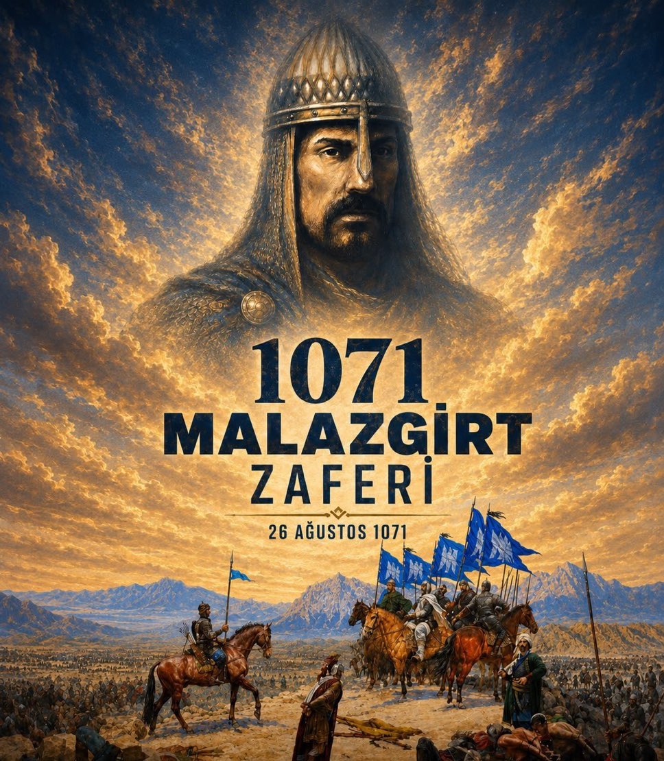 Nadircskn's tweet photo. Malazgirt Zaferi’nin 955. yıl dönümü kutlu olsun! 🇹🇷
#malazgirtsavaşı https://t.co/RDlziPI7Xk