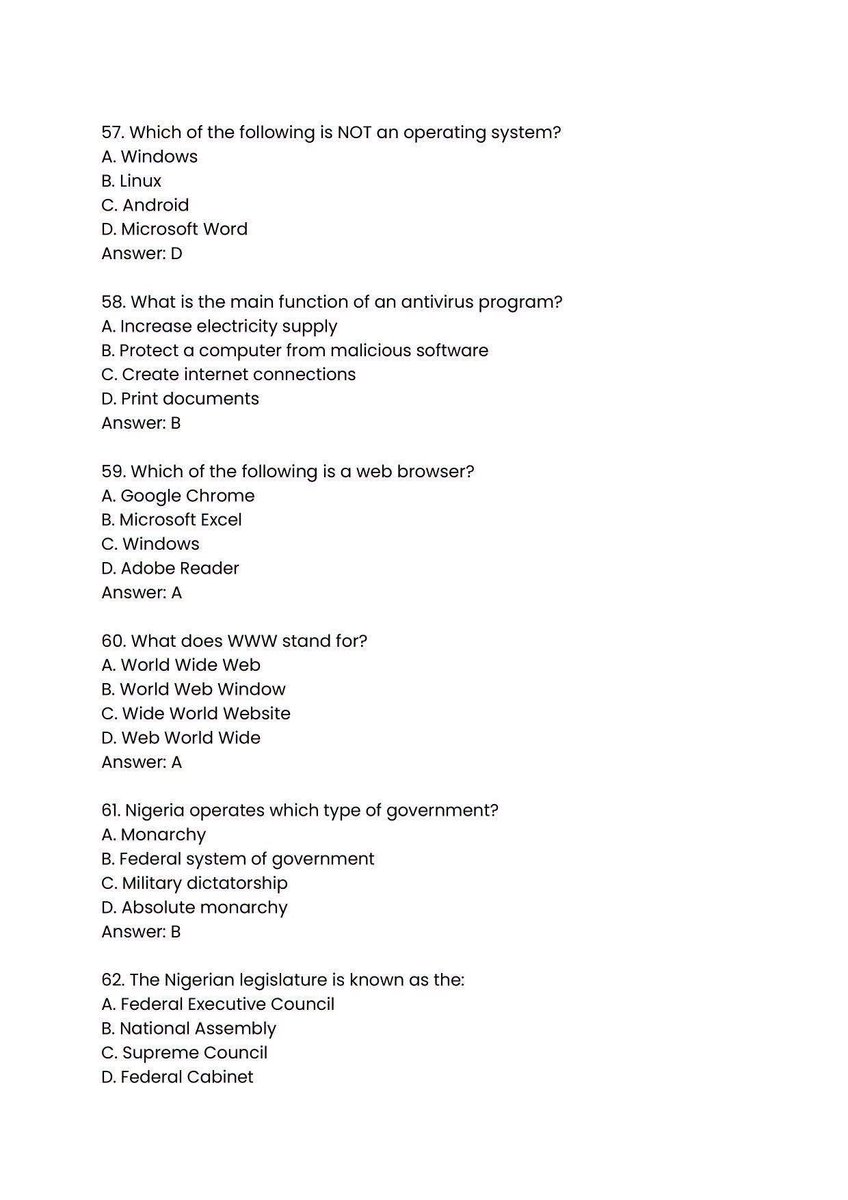 TaxHours's tweet photo. INEC PERMANENT STAFF RECRUITMENT QUESTIONS (MOCK) HERE WE GO ⬇️
#INECpermenentstaffrecruitmentmockquestions https://t.co/2TSbCTcTpO