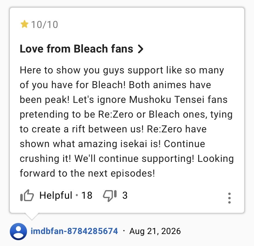 Legarson6's tweet photo. @abhinavsin6594 @Ronin_VB_King Real bleach fans supported https://t.co/tbdNEut44L