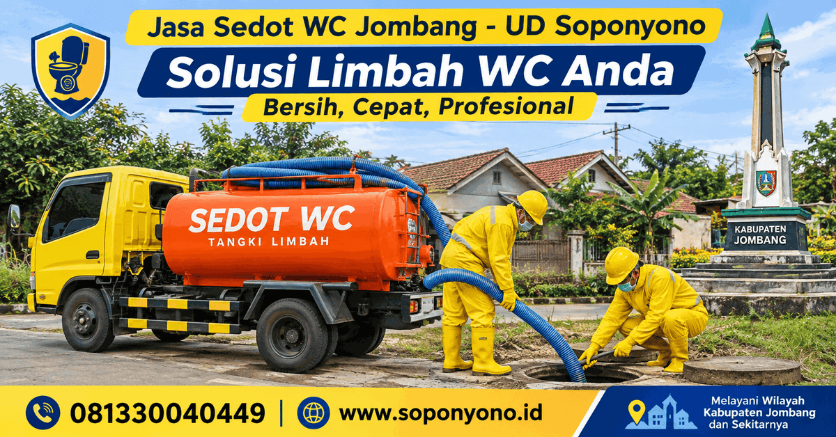 SoponyonoWc's tweet photo. Solusi Sedot WC Jombang Terpercaya &amp; Bergaransi - UD Soponyono https://t.co/ez2lAjkLVa https://t.co/n6W9gV733c