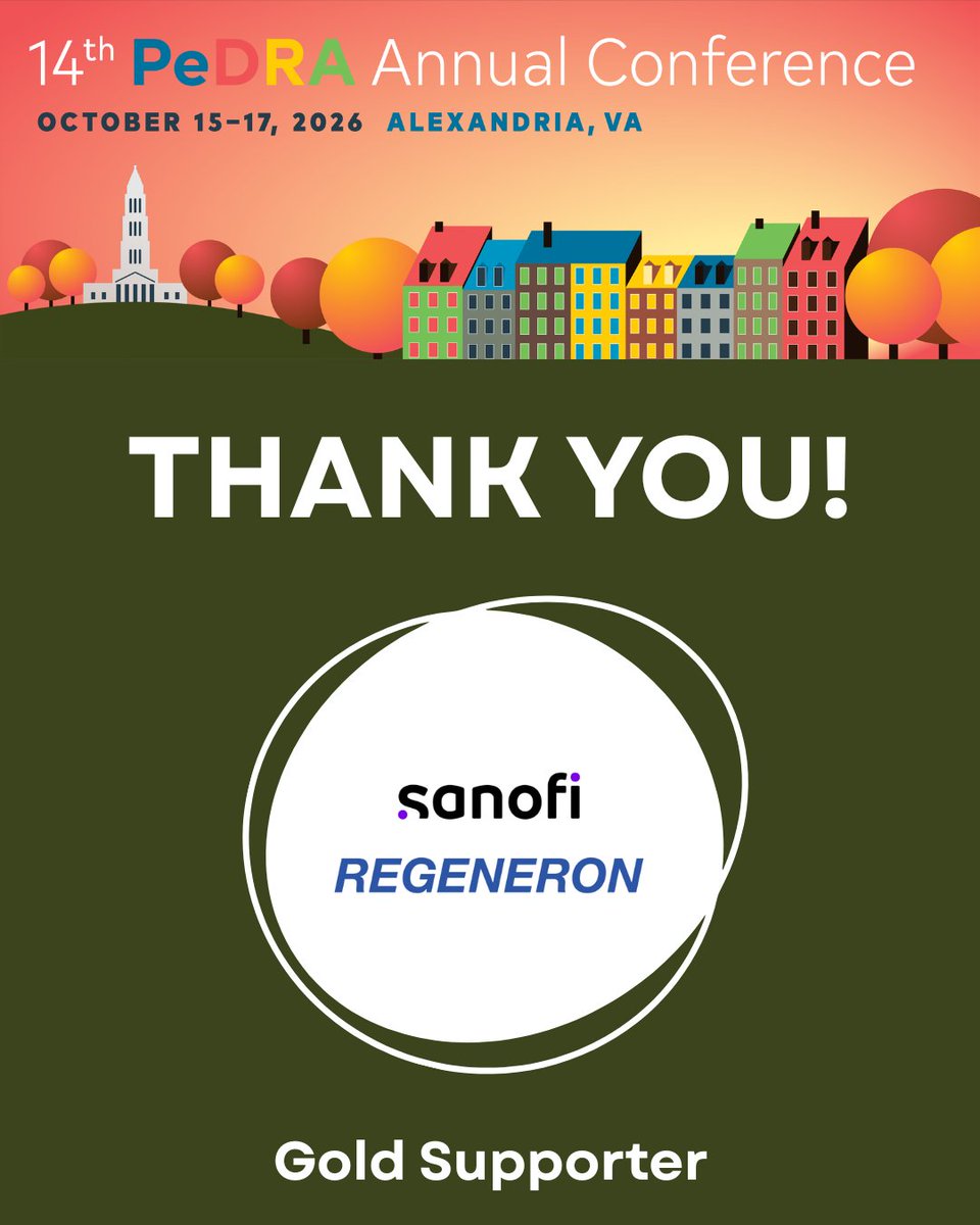 PeDRAResearch's tweet photo. 🎉 Thank you to the @sanofi and @Regeneron alliance for supporting #PeDRA2026 as a Gold Supporter! Partnerships like this help strengthen the #pedsderm research community and make the conference possible.

See what’s new this year: https://t.co/LfmU2X4T02

#PeDRA #pedraresearch https://t.co/cAJ3PKA0nO