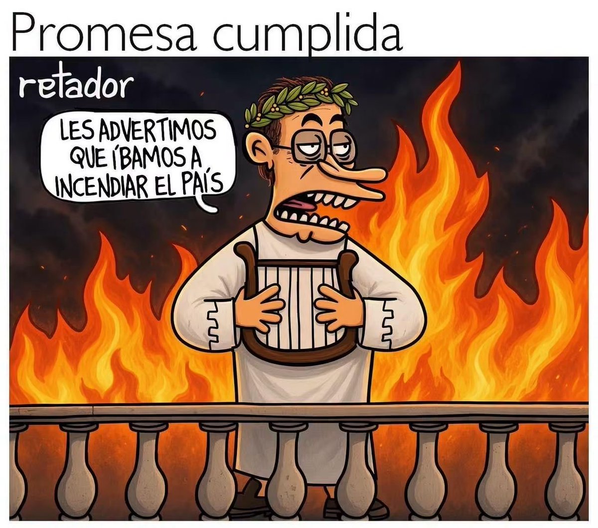 HernanPiedra's tweet photo. Petro incendiario https://t.co/KcPIH7DcU2