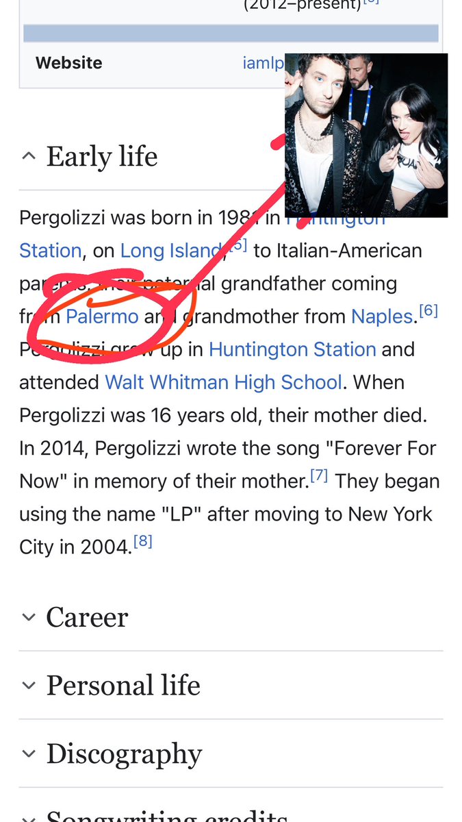 LRDLSCORES's tweet photo. Looked up this singer my mom is obessed with and found out she’s have some connection to Palermo so I made this bc Palermo= lrdl don’t even joke https://t.co/GepXC0njml