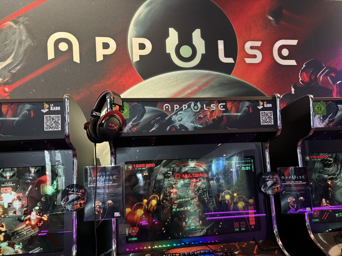 AppulseGame's tweet photo. Appulse is at Gamescom!

Come and see us and test your skills in our demo in Hall 10.1 Aisle B-21 until 30 August. https://t.co/JIxF6mZLct