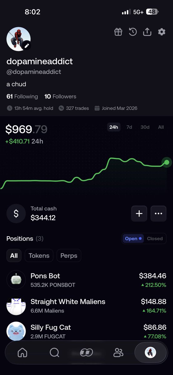 PaPaTickles_'s tweet photo. Ight your boy @seyong helped me get back into action with a 150 and we ran it up, I’m not fucking this up https://t.co/ydyZOZGLIu