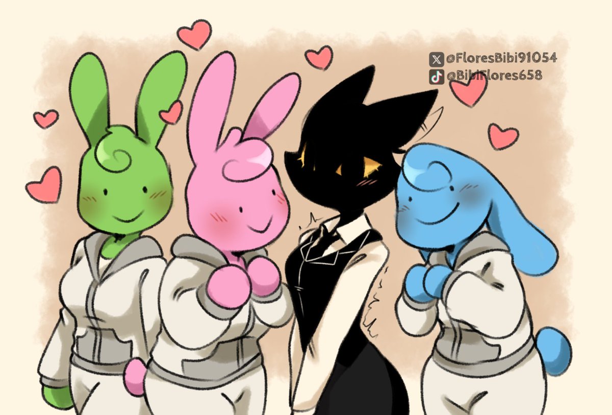 FloresBibi91054's tweet photo. her sisters-in-law💖💙💚
#animalhospital #secretintern #bulletbunny https://t.co/Dv4BvPK66p
