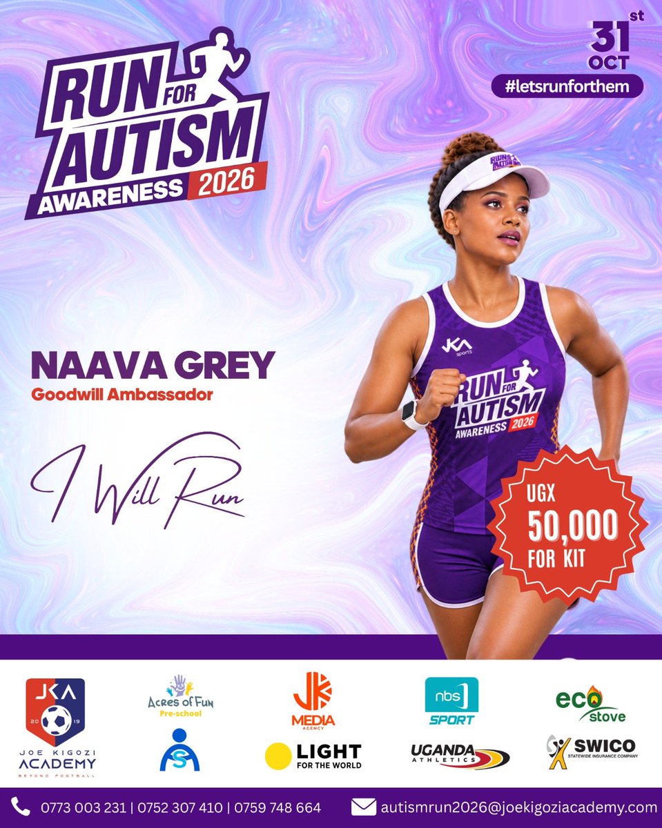 KigoziJoe's tweet photo. VOLUNTEERS NEEDED: 2ND EDITION AUTISM RUN
Jka Sports Apparel is officially recruiting volunteers for the 2nd Edition of the Autism Run happening on 31st Oct. 2026!
If you have a big heart, love community service, and want to support autism awareness,
this is your chance. Inbox https://t.co/Ft3IRcfSiA