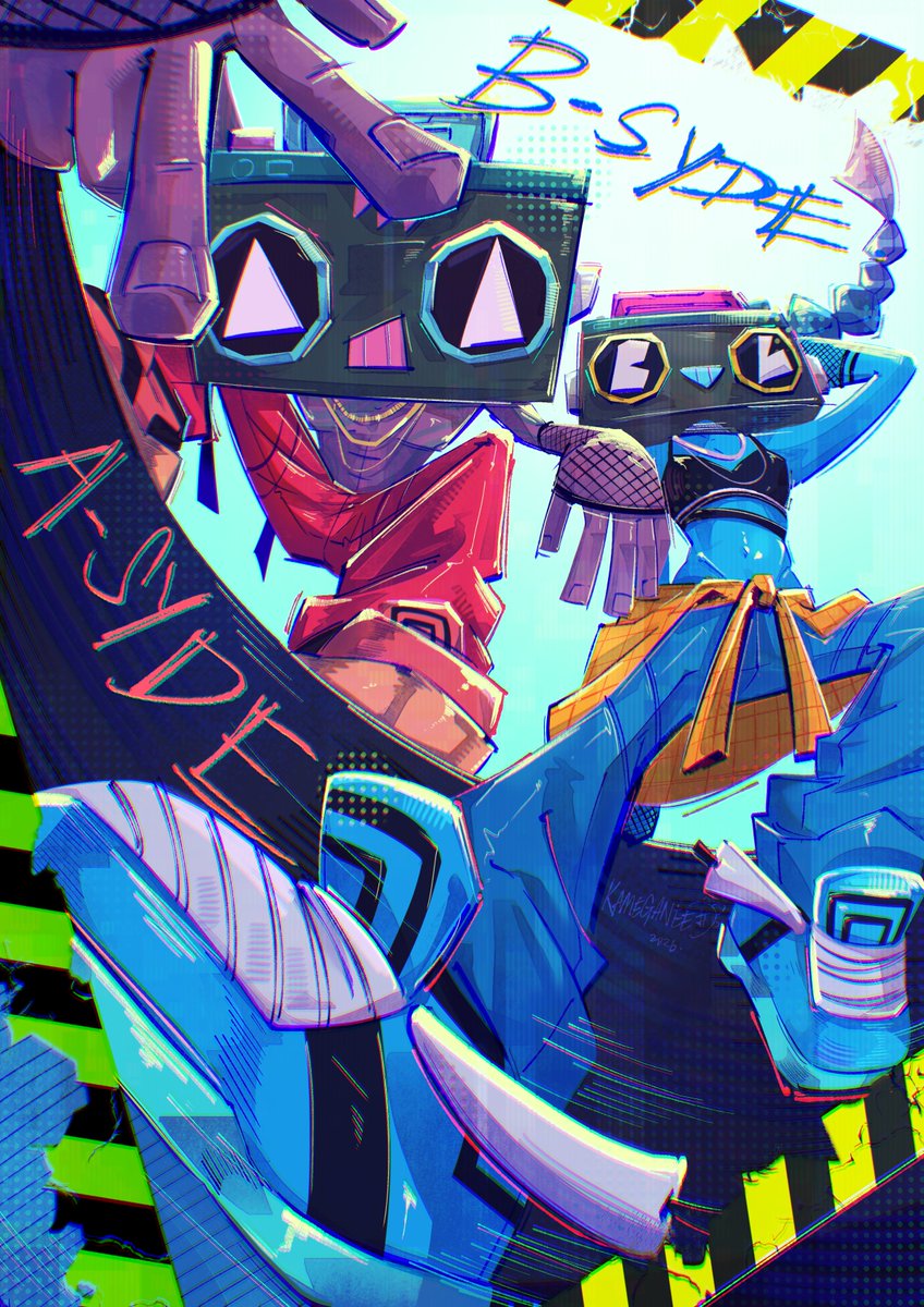 kameganee's tweet photo. #NSR2 BOOMBASTICS 💥

In love with them already!! can't wait to see them in game 🥹
#NSR6thAnniversary #NoStraightRoads #nsr #nsrfanart https://t.co/1AlyJBzmVl