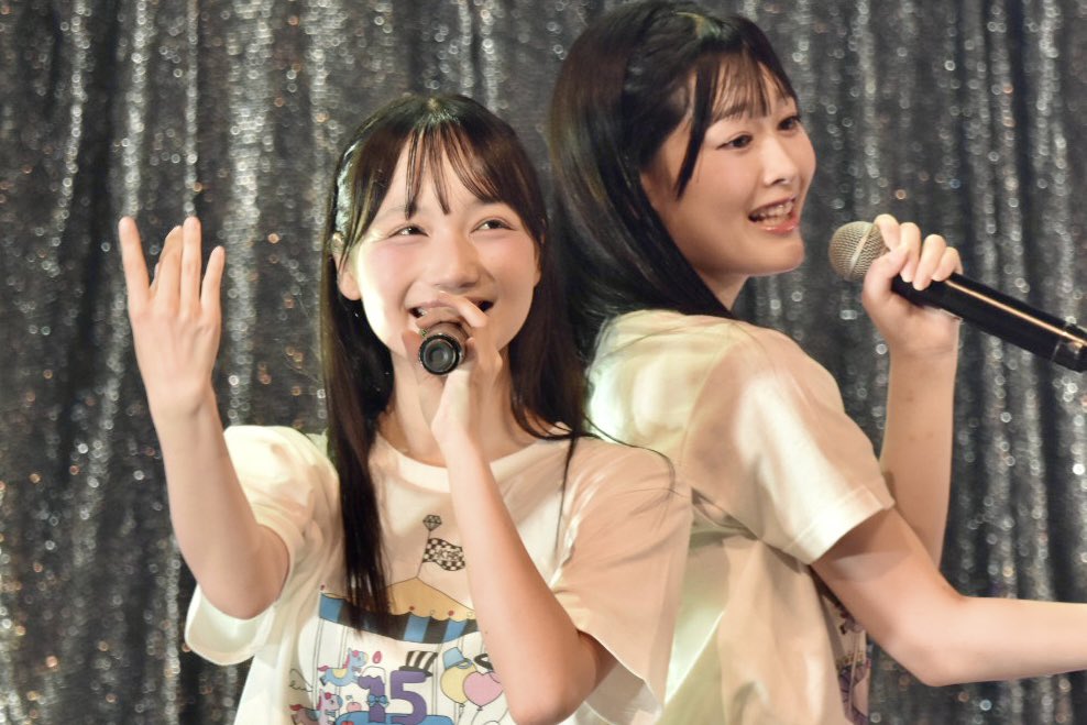 siesta_87's tweet photo. 2026/08/11
#HKT48 15th Anniversary Live Tour at広島　夜公演

🎵Chain of  love（14)

#吉田めい
#松本苺花
#HKT15周年ツアー 
 #HKT48_カメコ https://t.co/J53zjNyDhL