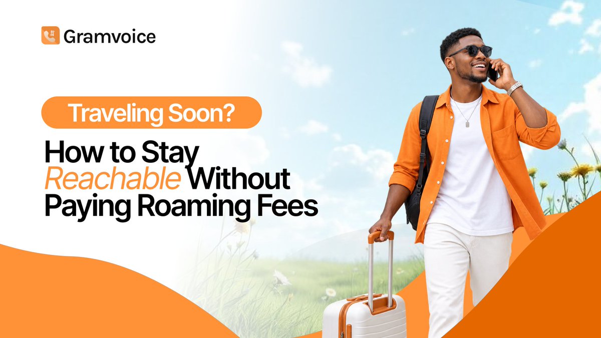 Gramvoicehq's tweet photo. Travelling Soon? How to Stay Reachable  Without Paying Roaming Fees 

https://t.co/qgOXvTE4Zp https://t.co/U6M7hmlMMw