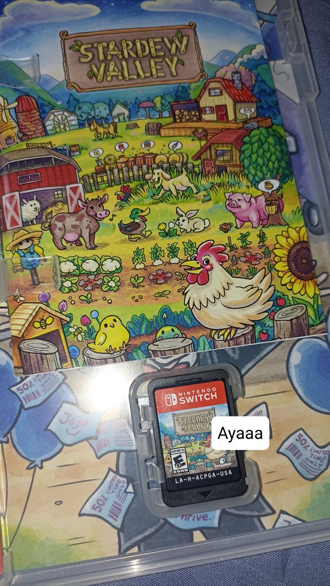 Ayaafqle's tweet photo. WTS Cartridge Nintendo Switch 

- Story of Season Friends of Mineral Town 
- Super Mario Party Jamboree 
- Stardew Valley 

Kondisi mulus like new (jarang dimainin)

COD Sekitar Jakpus / Via Oren 

Tags. WTS WTB Game cartridge Nintendo switch https://t.co/IRHt2HZMFC