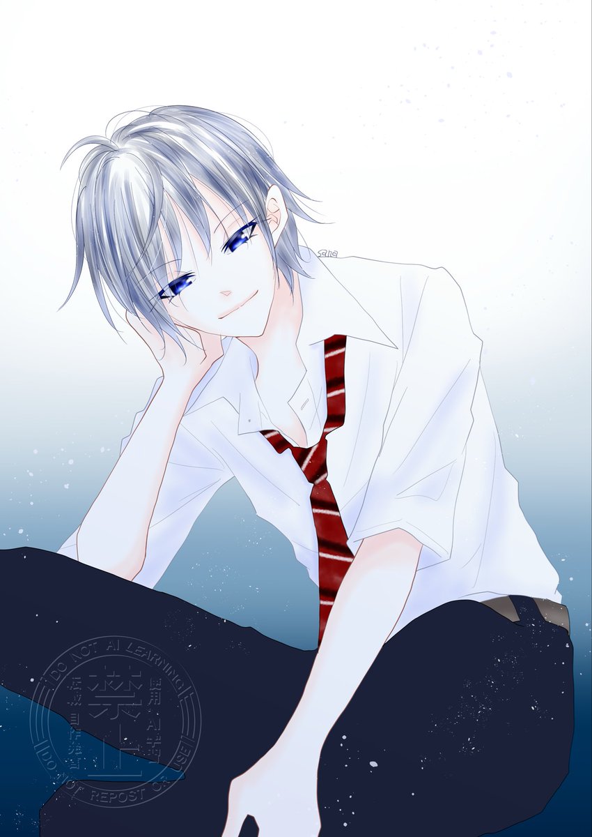snmr3rd's tweet photo. 昨日うまく投稿できなかったのでリトライ

目の前に、幸せ見つけた
#創作男子 https://t.co/E69I46Nlv6