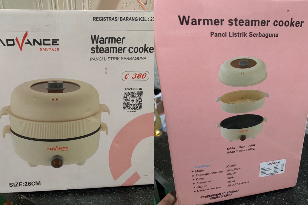 hjwthings's tweet photo. want to sell panci listrik 180k negotiable yaah bisa oren tapi wajib splitpaymentt NEW yaah https://t.co/v0FDxdFqa9