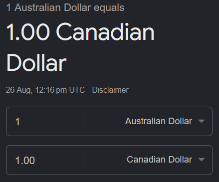 MissMixi's tweet photo. The Aussie and the Cads are on the dot equal, our Dollars are equally both just as shit 🇦🇺😭🤝🥹🇨🇦 https://t.co/7rbfVwO1Xo