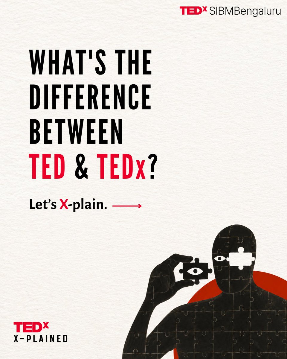 TEDxSIBM_B's tweet photo. Welcome to TEDx-plained where we unpack everything you thought you knew about TEDx, one interesting fact at a time. As sometimes, understanding an idea begins with understanding the platform behind it. ✨
#TEDxSIBMBengaluru #LifeAtSIBMB #TEDxTalks #SIBMBengaluru #TEDxplained https://t.co/g6lFNfgPqF