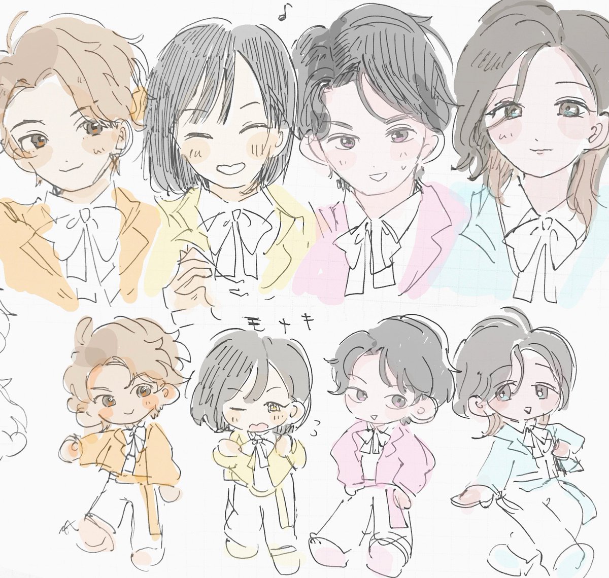 Ram_ap2_'s tweet photo. 消すけどあたしが描いたモナキみてW https://t.co/BfD4UmV0HY