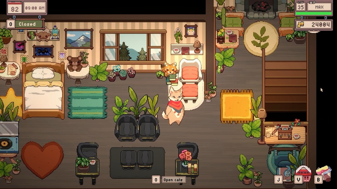 CoffeeBeansDev's tweet photo. Seems like it's been hard to reach new people with my game around here, if you see this, can you share this post so maybe more cozy gamers might see it? 🤗