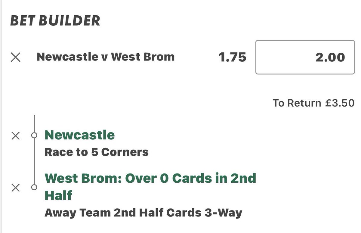 ArvoTips's tweet photo. ⚽️ Newcastle v West Brom Bet 🏴󠁧󠁢󠁥󠁮󠁧󠁿

⚽️ 19:45
📚 Bet365
💸 2u @ 1.75

Can we make it 3/3 on the Twitter bets 🍀 https://t.co/mROd5X20Xc