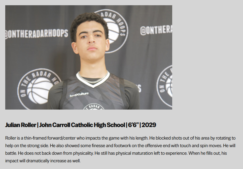 CoachHemi's tweet photo. '29 Julian Roller impressed me at the OTR Breakout Camp. He impacted with blocked shots and turnaround jumpers. 

EVAL ↘️
https://t.co/1XAy3iQ8Xh

Next opportunity to be seen: September 6, @SHReport Showcase

REGISTER HERE ↘️
https://t.co/gVofcdngEn https://t.co/LuMuBNqTg6