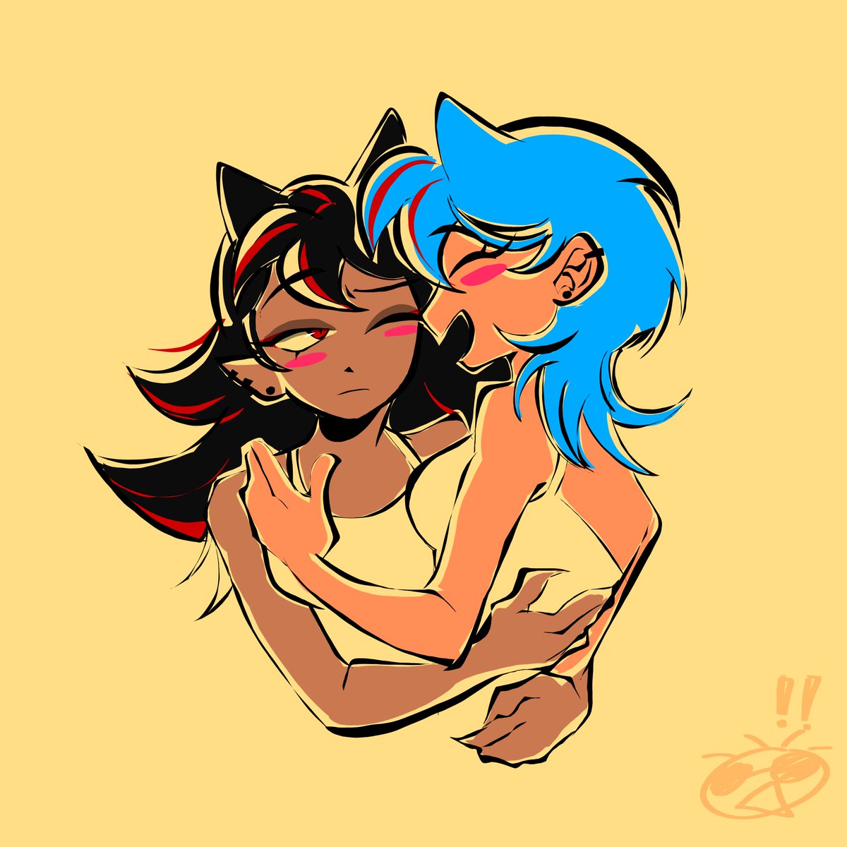 lemtako04's tweet photo. Yuri #sonadow  
lazy doodle https://t.co/ho0B9I73mu
