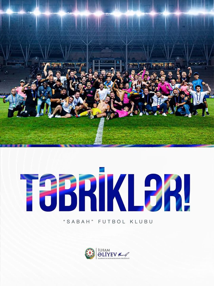 fcsabahofficial's tweet photo. Möhtərəm cənab Prezident, https://t.co/YC5NyA3iaB