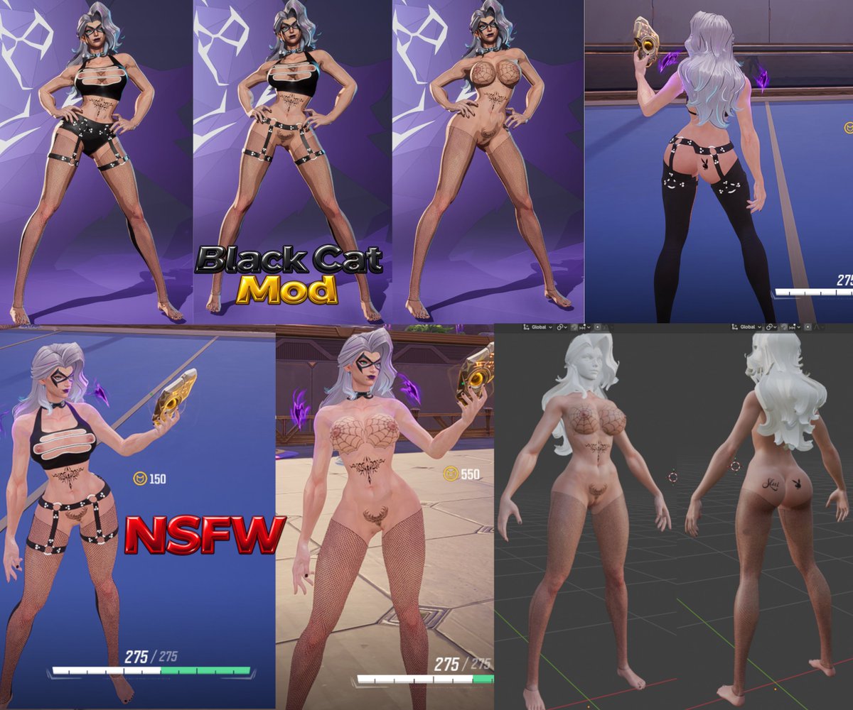 pLastGhost's tweet photo. 🖤 BLACK CAT / AFTER DARK 🖤

Felicia Hardy just got a seriously dangerous makeover. 🐈‍⬛🔥

A dark, tattooed, ultra - glam take on Black Cat with a spicy new look made for the boldest Marvel Rivals players.

🎬 Full showcase below
🔓 availaible for only 4$ / 3.5 €  on Patreon 
https://t.co/jDEuowoT0S

If you like your Black Cat a little darker, bolder, and way more dangerous… you’re going to want this one. 🖤

#MarvelRivals #BlackCat #FeliciaHardy #Marvel #MarvelMods #MarvelRivalsMods #GamingMods #GameMods #Modding #PCGaming #MarvelGaming #BlackCatMod #MarvelRivalsCommunity #GamingCommunity #PatreonCreator
