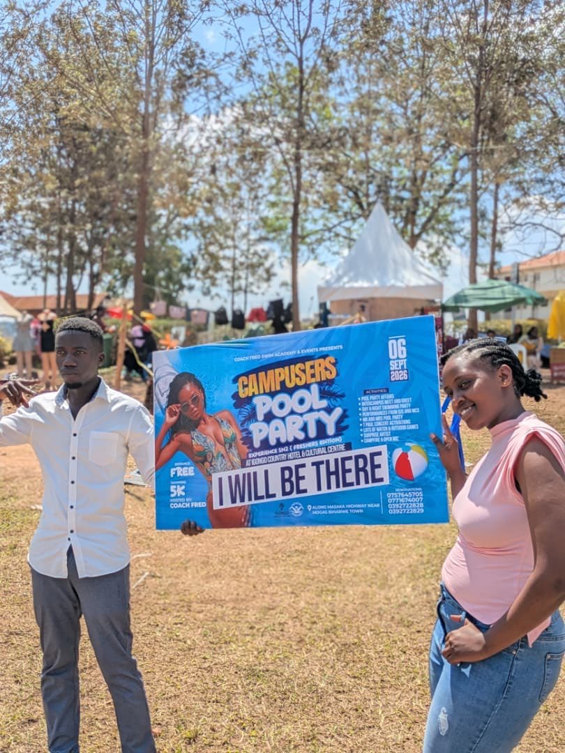 NashmemesUg's tweet photo. Massive Activations at BSU Bazar
#CampusersPoolParty at @Igongocc 6th September https://t.co/FiIxvdy6GO
