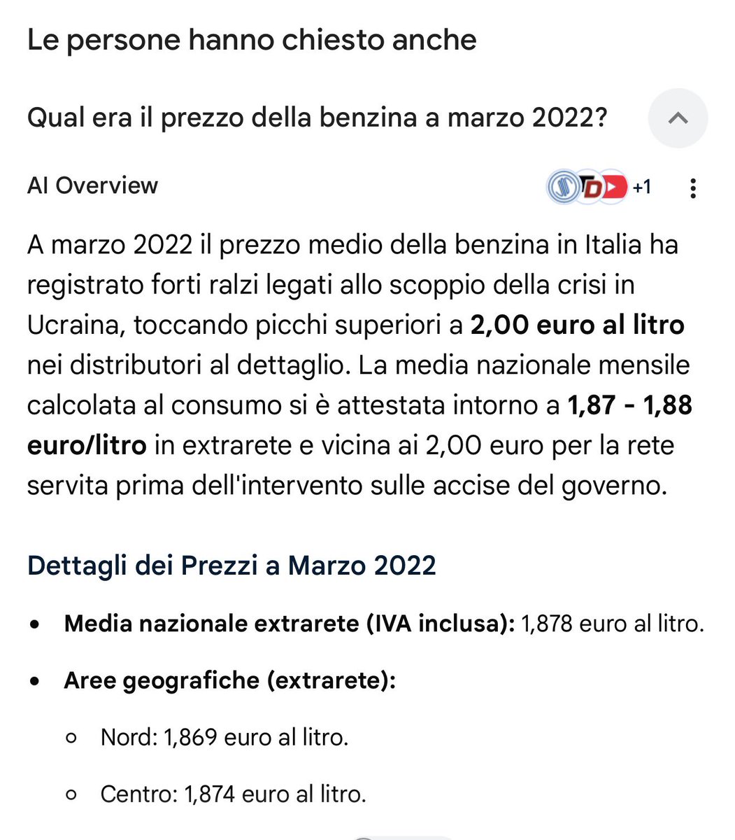 Gianluc54410558's tweet photo. Non lasciatevi ingannare. Il prezzo massimo della benzina è stato raggiunto a marzo 2022 con il petrolio che costava intorno ai 130 dollari al barile, con picchi di 147,28. Adesso il petrolio è a 82 dollari. Vi stanno derubando per finanziare le guerre. https://t.co/vMw7HynTK4