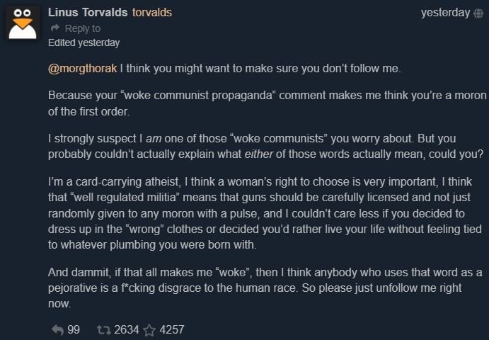 cafkafk's tweet photo. The actual "woke" taking over NixOS is just this. https://t.co/3Kwda7hFz6