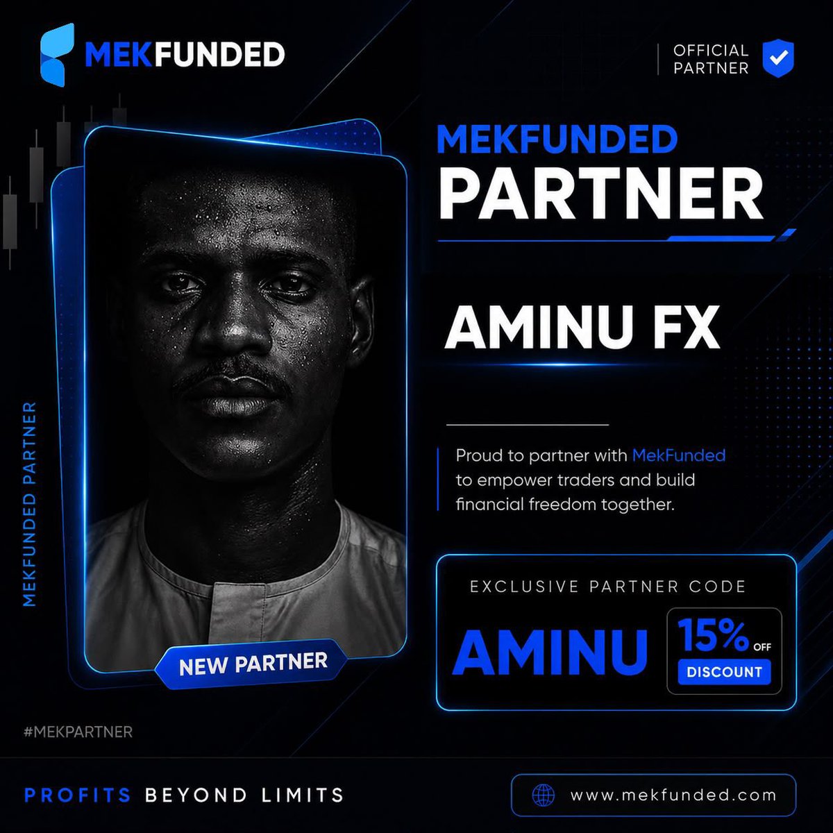 AYabubakarmisau's tweet photo. 🔥 @mekfunded — 15% DISCOUNT🔥

No daily drawdown, no consistency rule, and multiple instruments.

💰 TWO-PHASE ACCOUNTS — 15% OFF

• ₦200K — ₦10,000 → ₦8,500
• ₦400K — ₦20,000 → ₦17,000
• ₦600K — ₦30,000 → ₦25,500
• ₦800K — ₦40,000 → ₦34,000
• ₦1M — ₦50,000 → ₦42,500
• ₦3M — ₦150,000 → ₦127,500
• ₦5M — ₦250,000 → ₦212,500

📌 Two-Phase Rules • Max Drawdown: 25% • Profit Target: 15% Phase 1 / 10% Phase 2 • Profit Share: Up to 95% • No Consistency Rule • No Daily Drawdown • Forex, Crypto, Gold, Silver, Indices & Commodities supported • News trading allowed.

💰 ONE-PHASE ACCOUNTS — 15% OFF

• ₦300K — ₦18,000 → ₦15,300
• ₦500K — ₦30,000 → ₦25,500
• ₦700K — ₦46,000 → ₦39,100
• ₦900K — ₦60,000 → ₦51,000

📌 One-Phase Rules • Max Drawdown: 20% • Profit Target: 20% • Profit Share: Up to 90% • No Consistency Rule • No Daily Drawdown • Same trading instruments supported • News trading allowed.

🔥 The idea is simple: more flexibility, fewer complicated restrictions.

Use my 15% discount code: AMINU when purchasing your MEKFUNDED account and get started.🚀