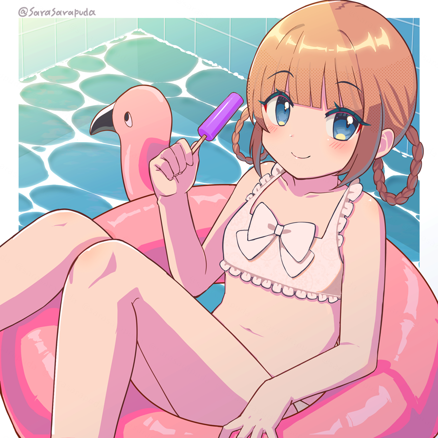 sarasarapuda's tweet photo. 残暑お見舞い申し上げます
#女の子イラスト https://t.co/NsARGMvLJk