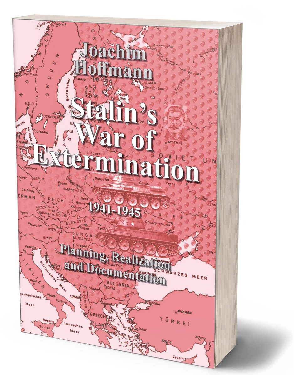 ARMREG_Official's tweet photo. Breakthrough bestseller by a German government historian documenting Stalin’s murderous war against the German army and the German people. Based on the author’s lifelong study of German and Russian military records, Stalin’s War of Extermination not only reveals—as never before—the Red Army’s grisly record of atrocities against soldiers and civilians, but establishes beyond cavil that torture, murder, and rape of the captive and the helpless was official Soviet policy, as ordered by Comrade J.V. Stalin. In detail:

Since the 1920s, Stalin planned to invade Western Europe in order to initiate the “World Revolution.” The outbreak of war between Germany and the Western Allies in 1939 gave Stalin the opportunity to prepare an attack against Europe which was unparalleled in history both in terms of Stalin’s far-reaching goals as well as in terms of the amount of troops and armaments amassed at the Soviet border.

Of course, Stalin’s aggressive intentions did not escape Germany’s notice who in turn planned a preventive strike against the Red Army. However, the Germans obviously underestimated both the strength of the Red Army and the determination of its leaders. What unfolded in June 1941 was undoubtedly the most-cruel war in history.

Dr. Hoffmann’s book shows in detail how Stalin and his Bolshevik henchman used unimaginable violence and atrocities to break any resistance in the Red Army and to force their unwilling soldiers to fight against the Germans who were anticipated as liberators from Stalinist oppression by most Russians. Stalin ordered not only to kill all German POWs, but also to kill Soviet soldiers who fell into German hands alive, because they failed to fight to their death.

Dr. Hoffmann also explains how Soviet propagandists incited their soldiers to unlimited hatred against everything German, and he gives the reader a short but extremely unpleasant glimpse into what happened when these Soviet soldiers, dehumanized by Soviet propaganda and brutality, finally reached German soil in 1945: A gigantic wave of looting, arson, rape, torture, and mass murder befell East Germany. After reading this book, the world should thank the German Army that they prevented Stalin from succeeding with his plans of World Revolution, despite all the wrongdoings the Germans committed themselves.

An indispensable book for all students of World War II as it actually happened, as well as a revisionist classic that has shaken anti-German propagandists to the marrow.

This title is available from ARMREG:
https://t.co/MJkB3DzWpk