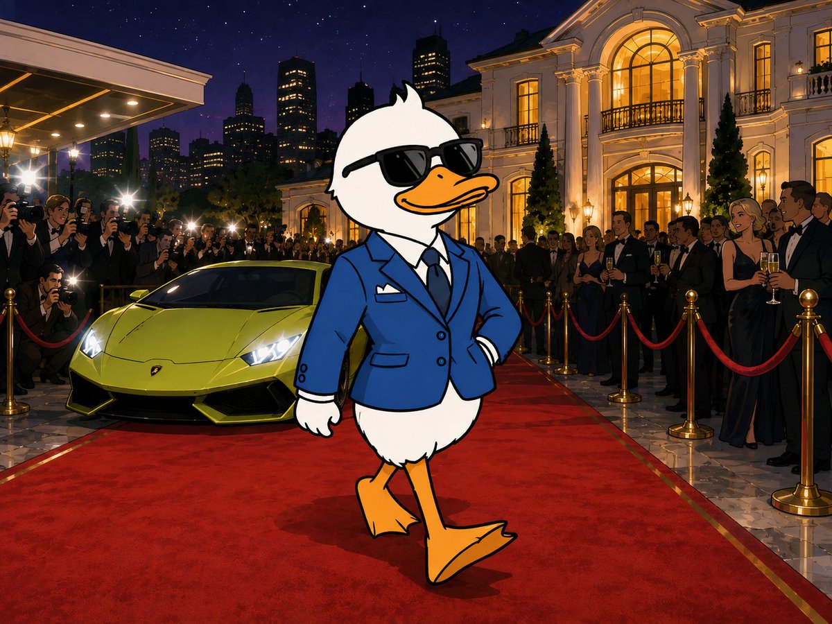 CASHDUCK's tweet photo. CASHDUCK just arrived and and instantly stole the spotlight. https://t.co/aUboVI0Ydb