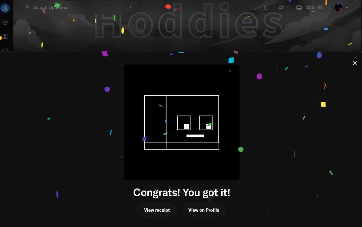 Crypto_frm's tweet photo. I minted 1 😁😁
NFTs are so back.
@RobinhoodApp https://t.co/y9J9yyqpiv