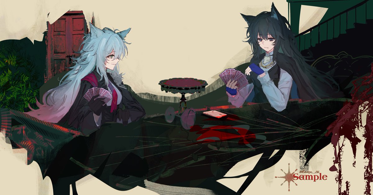 kaera_56's tweet photo. A Game of Cards https://t.co/0Brdjnonbz