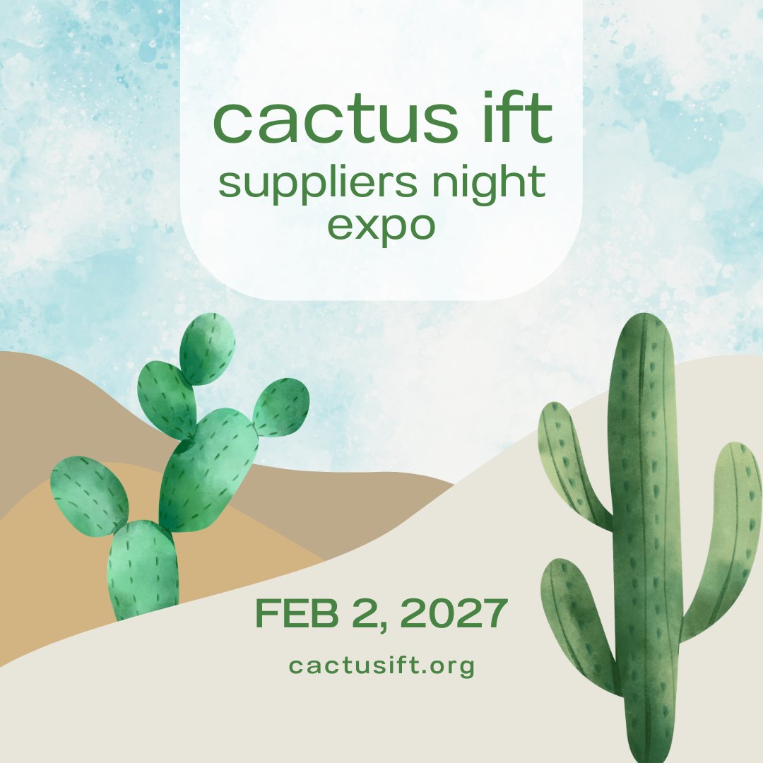 solitsocial2025's tweet photo. ✅Mark your Calendar: Cactus IFT Arizona Food Industry Expo is FEB 2, 2027! 
https://t.co/hMyMMhPv8M https://t.co/UVNGP3oojf